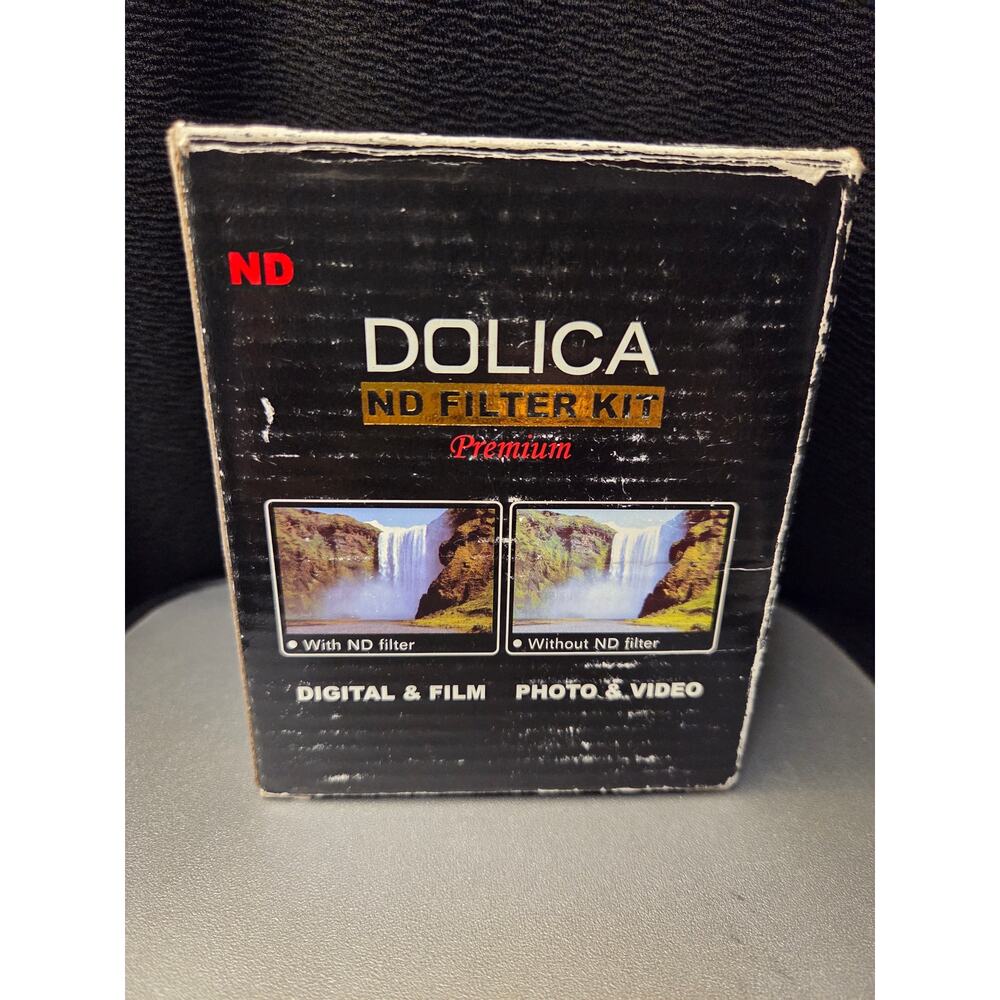 Dolica Neutral Density Filter Kit ND2 ND4 ND8 .3 .6 .9 with Cases
